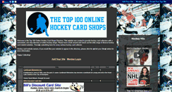 Desktop Screenshot of hockeycardshops.gotop100.com