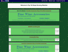 Tablet Screenshot of grapegrowing.gotop100.com