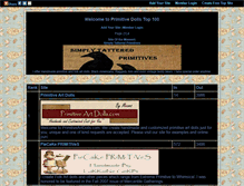 Tablet Screenshot of primitivedolls.gotop100.com