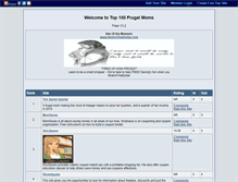 Tablet Screenshot of frugalmoms.gotop100.com