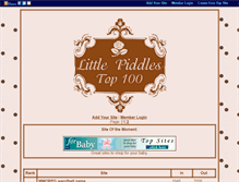 Tablet Screenshot of littlepiddles.gotop100.com