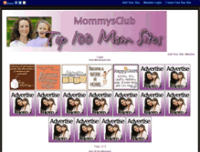 Tablet Screenshot of mommysclub.gotop100.com