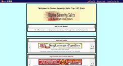 Desktop Screenshot of divineserenitysalts.gotop100.com