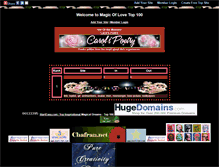 Tablet Screenshot of magicoflovetop100.gotop100.com