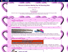 Tablet Screenshot of mothersmeetingforum.gotop100.com