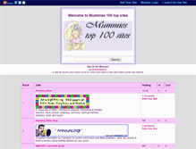 Tablet Screenshot of mummies100topsites.gotop100.com