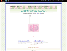 Tablet Screenshot of pamperedboutique.gotop100.com