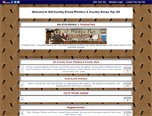 Tablet Screenshot of oldcountrycrows.gotop100.com