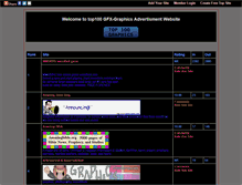 Tablet Screenshot of grapics.gotop100.com