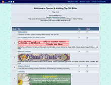 Tablet Screenshot of crochetknit.gotop100.com