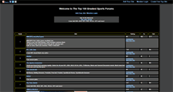 Desktop Screenshot of greatestsportsforums.gotop100.com