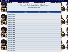 Tablet Screenshot of findapet.gotop100.com