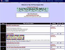 Tablet Screenshot of chicpartysupplies.gotop100.com