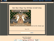 Tablet Screenshot of bestbearshop.gotop100.com