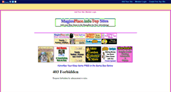 Desktop Screenshot of magiesplacetopsites.gotop100.com