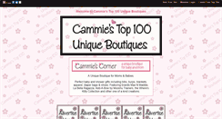 Desktop Screenshot of cammiescorner.gotop100.com