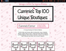 Tablet Screenshot of cammiescorner.gotop100.com