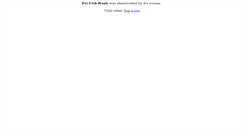 Desktop Screenshot of petfishrank.gotop100.com