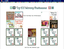 Tablet Screenshot of mommysbusiness.gotop100.com