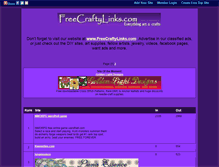 Tablet Screenshot of freecraftylinks.gotop100.com