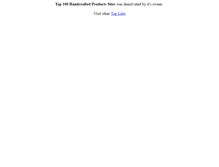 Tablet Screenshot of handcrafted.gotop100.com