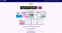 Desktop Screenshot of midmichigangiftbox.gotop100.com