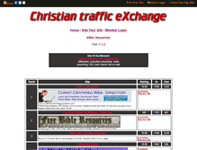 Tablet Screenshot of christiantraffic.gotop100.com