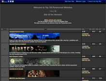 Tablet Screenshot of clubparanormal.gotop100.com