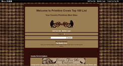 Desktop Screenshot of primitivecrows.gotop100.com