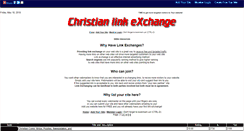 Desktop Screenshot of christianlinkexchange.gotop100.com