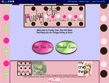 Tablet Screenshot of funkychic.gotop100.com