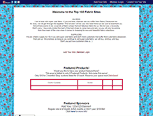 Tablet Screenshot of ilovefabric.gotop100.com