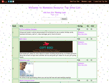 Tablet Screenshot of mommiesresource.gotop100.com