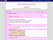 Tablet Screenshot of couturemomma.gotop100.com