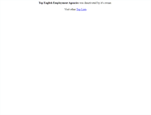 Tablet Screenshot of englishemploymentagencies.gotop100.com