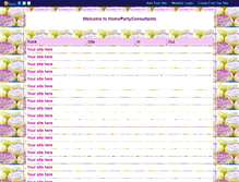 Tablet Screenshot of homepartyconsultants.gotop100.com