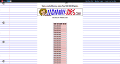 Desktop Screenshot of mommyjobs.gotop100.com