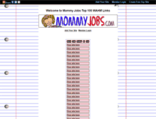 Tablet Screenshot of mommyjobs.gotop100.com