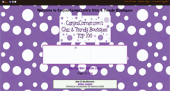 Desktop Screenshot of carynscorner.gotop100.com