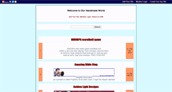 Desktop Screenshot of ourhandmadeworld.gotop100.com