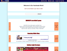 Tablet Screenshot of ourhandmadeworld.gotop100.com