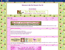 Tablet Screenshot of pinkpanache.gotop100.com