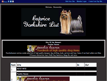 Tablet Screenshot of capriceyorkshirelist.gotop100.com