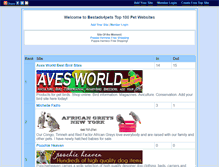 Tablet Screenshot of bestads4pets.gotop100.com