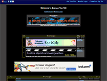Tablet Screenshot of europetop100.gotop100.com