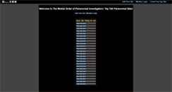Desktop Screenshot of mobileparanormal.gotop100.com