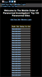 Mobile Screenshot of mobileparanormal.gotop100.com