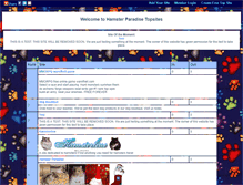 Tablet Screenshot of hamsterparadise.gotop100.com