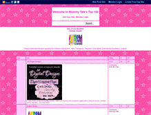 Tablet Screenshot of mommytalk.gotop100.com