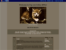 Tablet Screenshot of felinerpgtopsites.gotop100.com